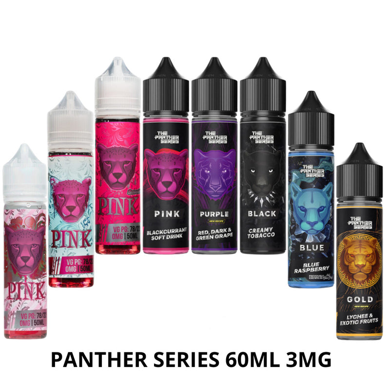 THE PANTHER SERIES 60ML ALL FLAVORS 3MG IN UAE