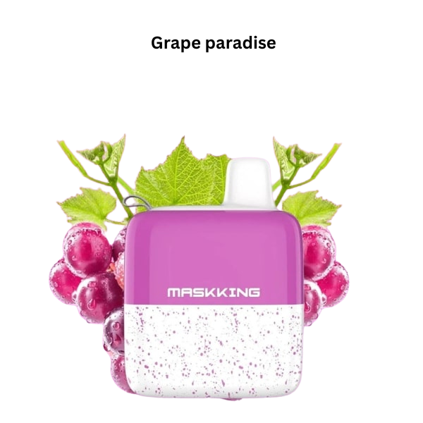 Maskking Jam Box 5000 Puffs : The Best Disposable Vape in Dubai grape paradise