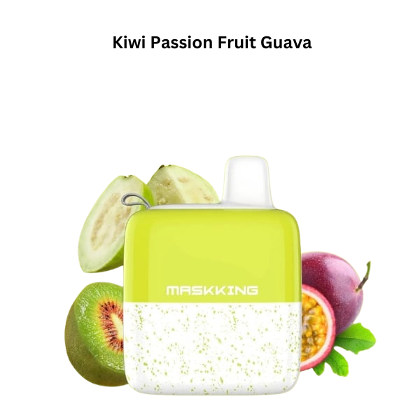 Maskking Jam Box 5000 Puffs : The Best Disposable Vape in Dubai kiwi passion fruit guava