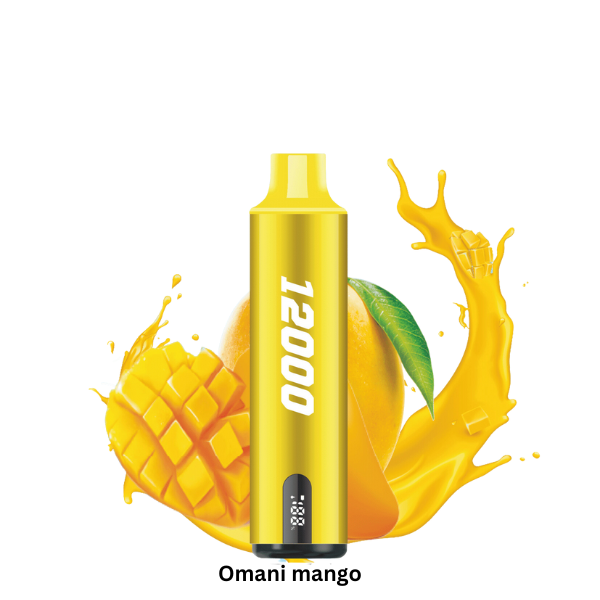 Smooth Whale 12000 Puffs: The Best Diposable Vape in Dubai Omani Mango