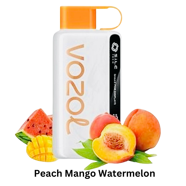 Vozol Star 12000 Puffs : The Best Diposable Vape in Dubai peach mango watermelon