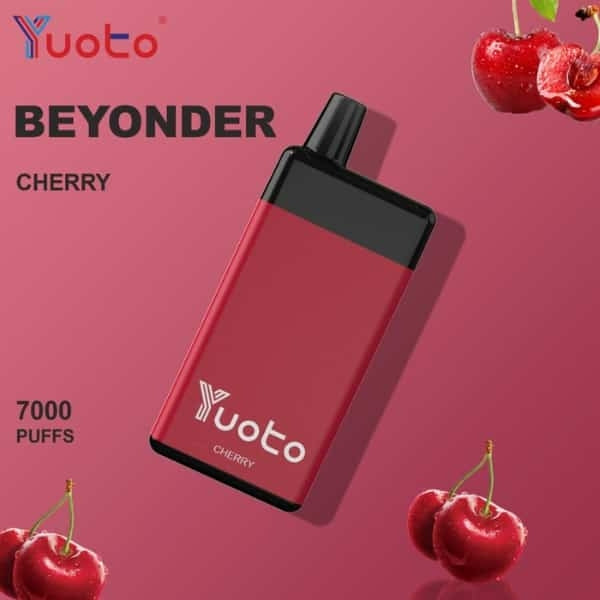 Yuoto Beyonder 7000 Puffs : The Best Diposable Vape in Dubai cherry