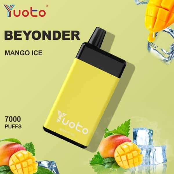 Yuoto Beyonder 7000 Puffs : The Best Diposable Vape in Dubai mango ice