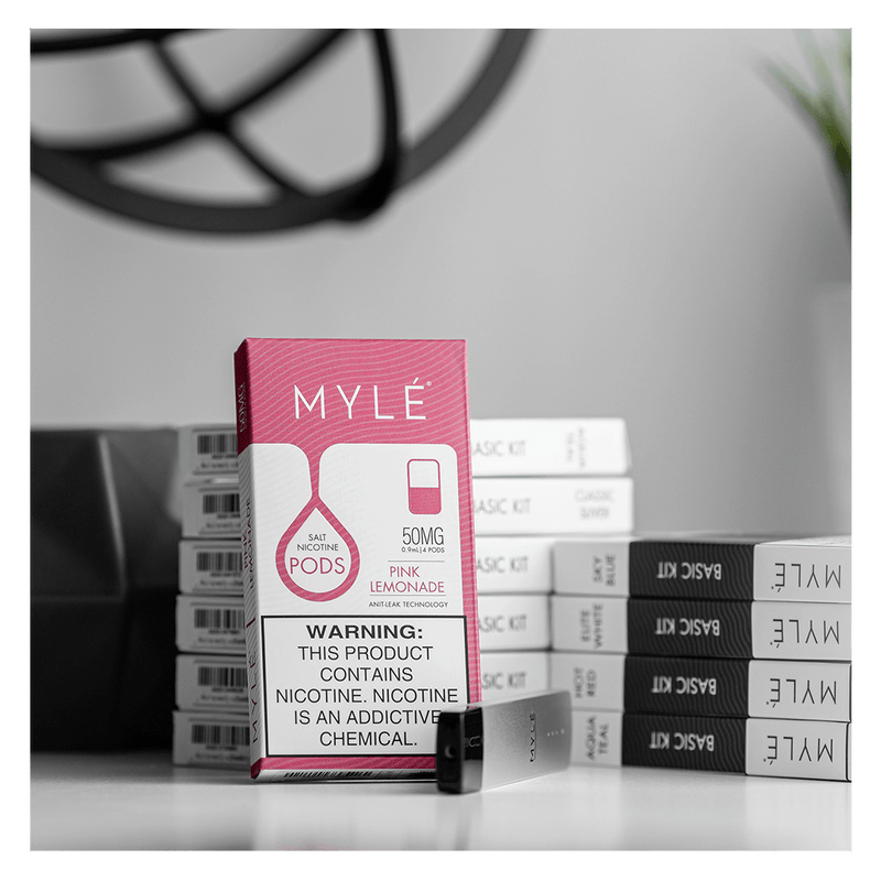 Mylé V.4 Magnetic Pods Pink Lemonade Dubai UAE full box