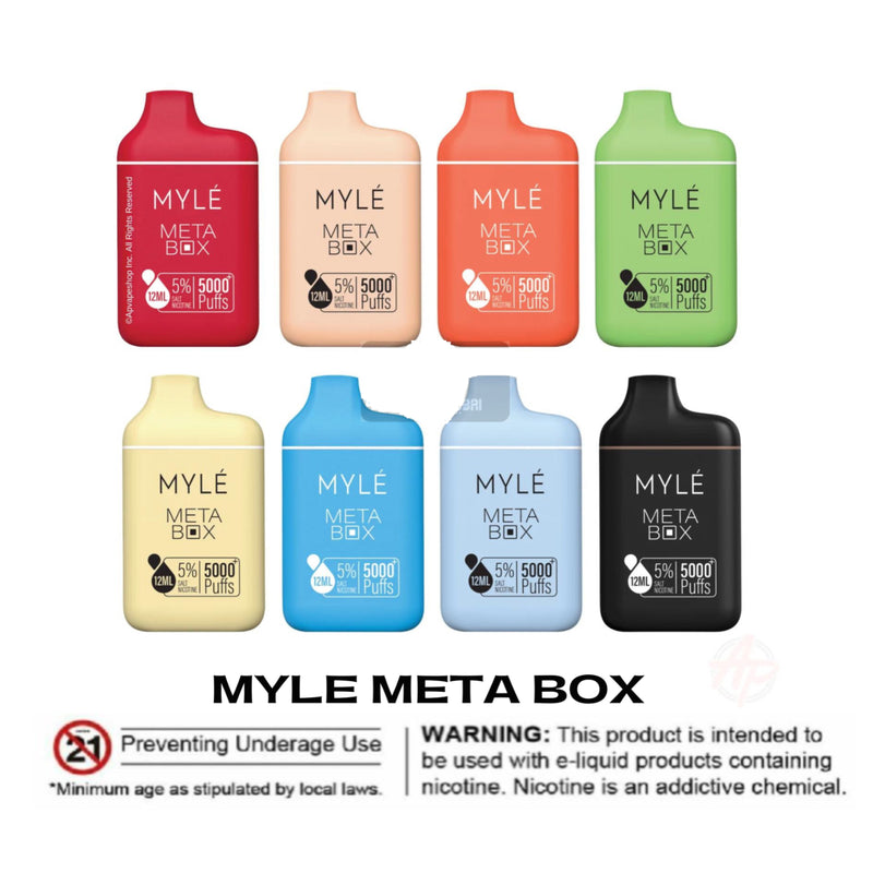 MYLE META BOX 5000 PUFFS | BEST MYLE IN UAE