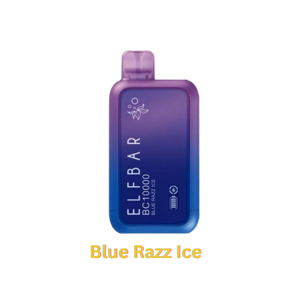 Elf Bar 10000 Puffs Disposable Vape 5% Nicotine blue razz ice