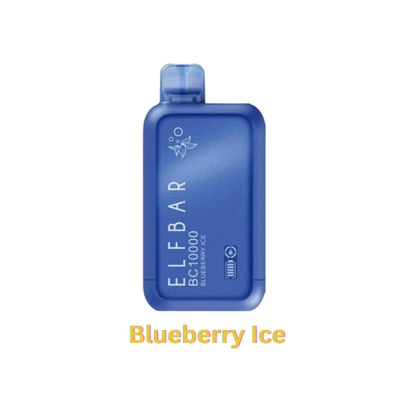 Elf Bar 10000 Puffs Disposable Vape 5% Nicotine blueberry ice