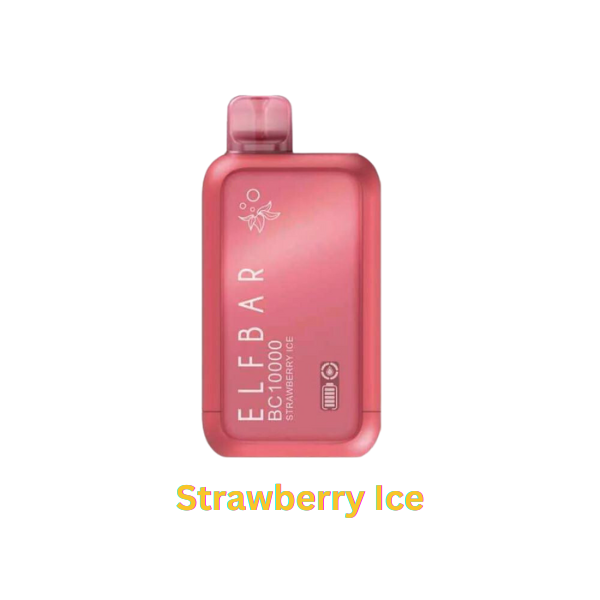 Elf Bar 10000 Puffs Disposable Vape 5% Nicotine strawberry ice