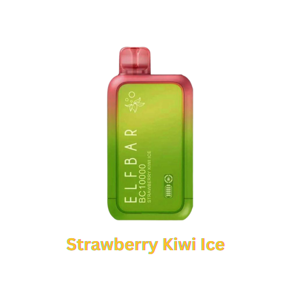 Elf Bar 10000 Puffs Disposable Vape 5% Nicotine strawberry kiwi ice