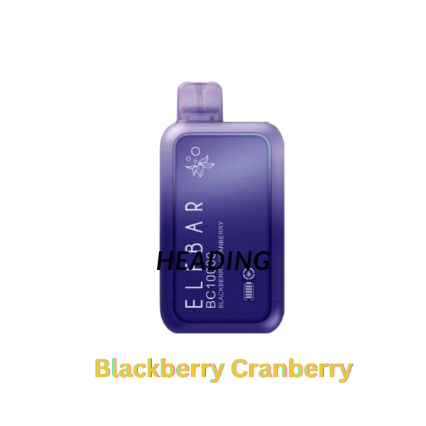 Elf Bar 10000 Puffs Disposable Vape 5% Nicotine blackberry cranberry