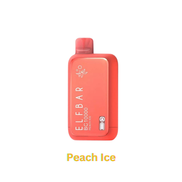 Elf Bar 10000 Puffs Disposable Vape 5% Nicotine peach ice