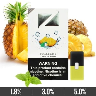 Iced Pineapple Ziip Pods for Juul Devices