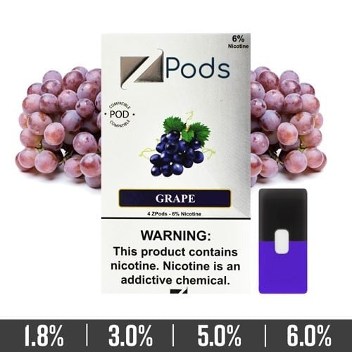 Grape Ziip Pods for Juul Devices