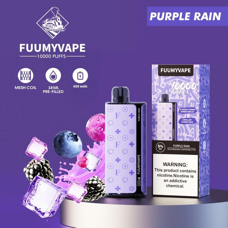 FuumyVape 10000 Puffs Disposable PURPLE RAIN