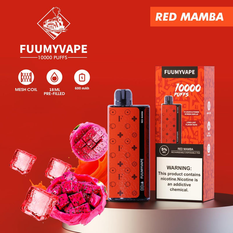 FuumyVape 10000 Puffs Disposable RED MAMBA