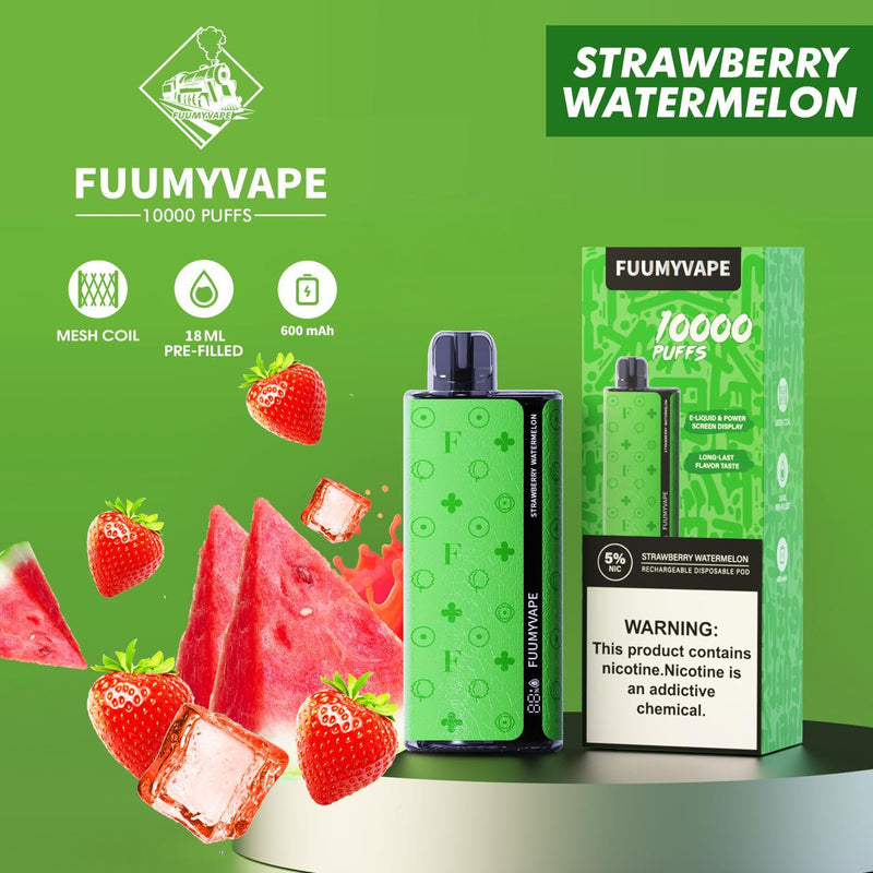 FuumyVape 10000 Puffs Disposable STRAWBERRY WATERMELON
