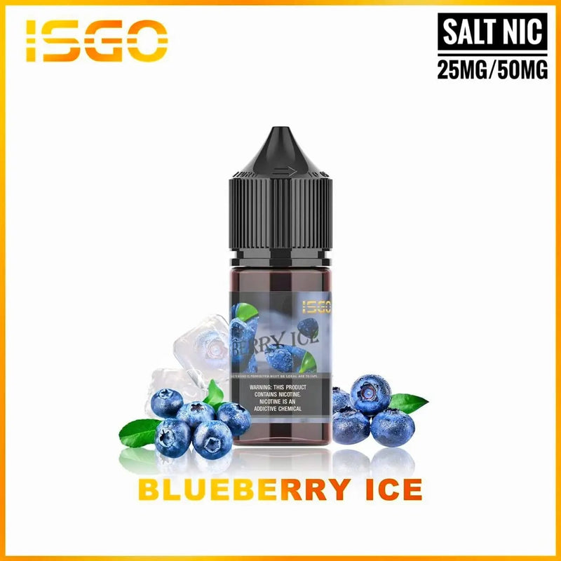 ISGO SALTNIC 30ML BLUEBERRY ICE
