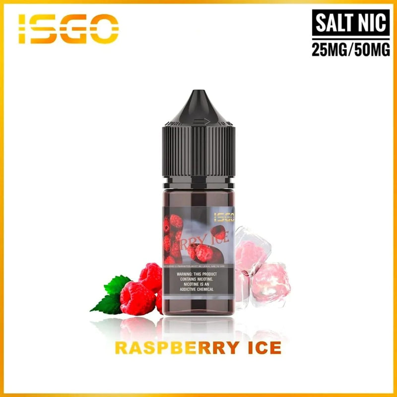 ISGO SALTNIC 30ML RASPBERRY ICE
