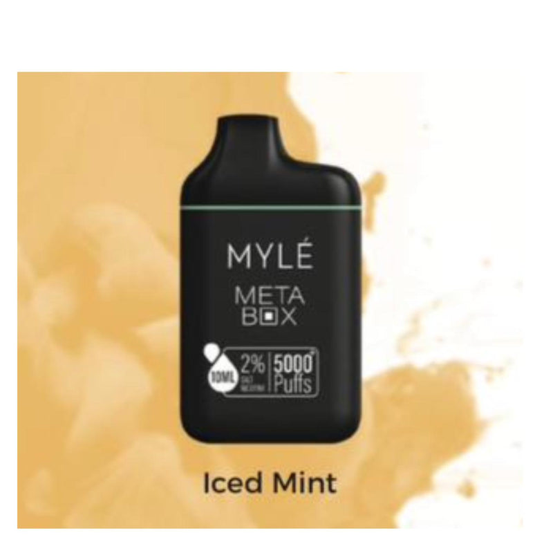 MYLE META BOX 5000 PUFFS ICED MINT