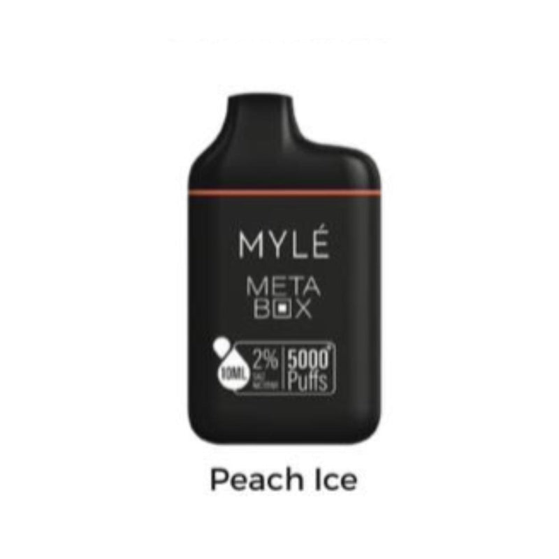 MYLE META BOX 5000 PUFFS PEACH ICE