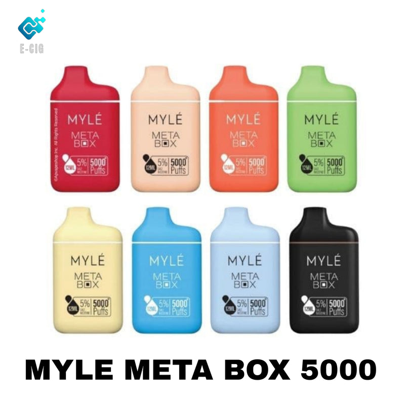 MYLE META BOX 5000 PUFFS | BEST MYLE IN UAE