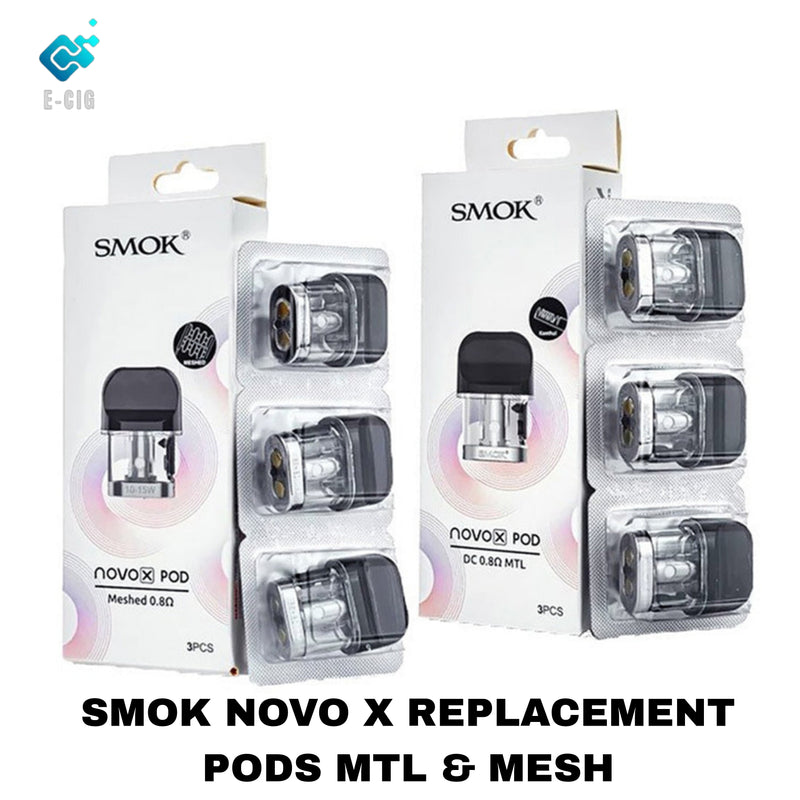 SMOK NOVO X REPLACEMENT PODS MTL & MESH IN DUBAI