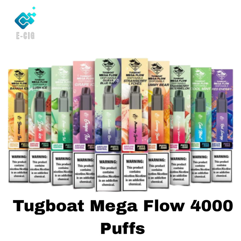 Tugboat Mega Flow 4000 Puffs IN UAE