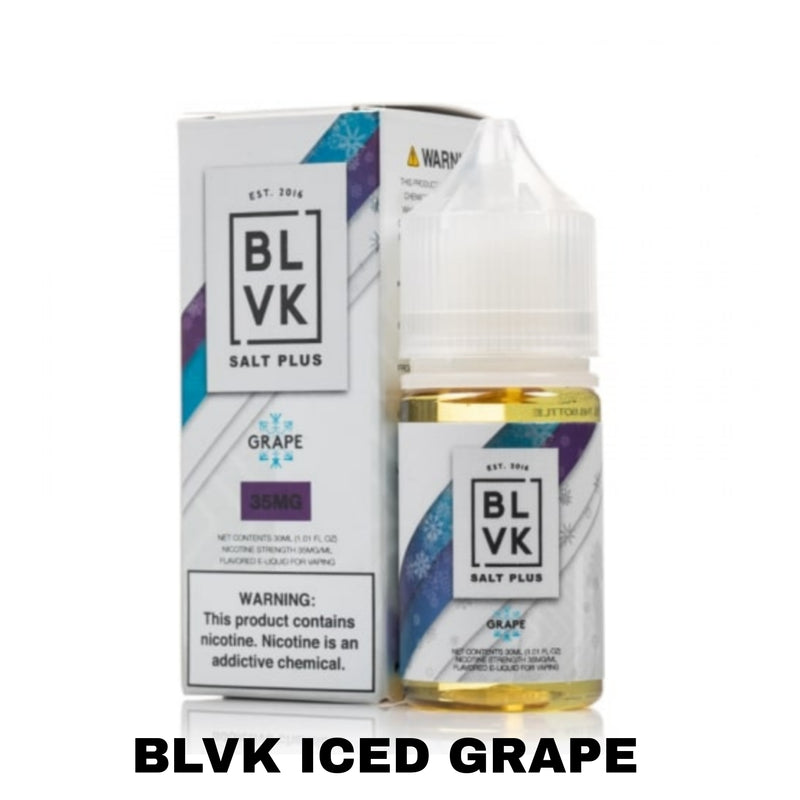 BLVK ICED GRAPE