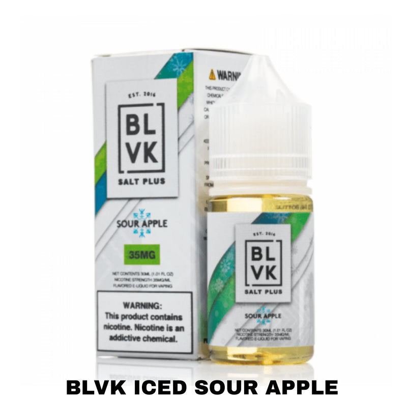 BLVK ICED SOUR APPLE