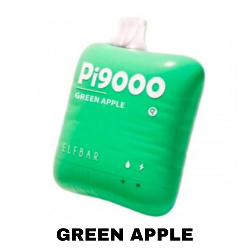 ELF BAR Pi9000 GREEN APPLE