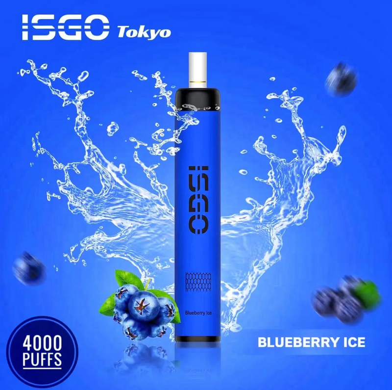ISGO TOKYO 4000 PUFFS BLUEBERRY ICE