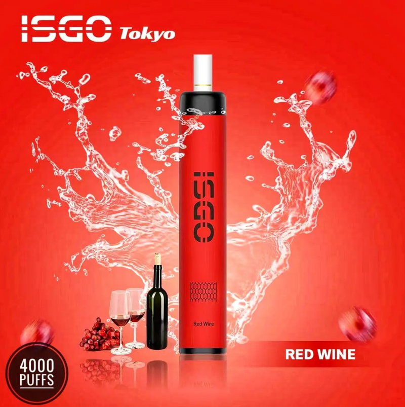 ISGO TOKYO 4000 PUFFS RED WINE