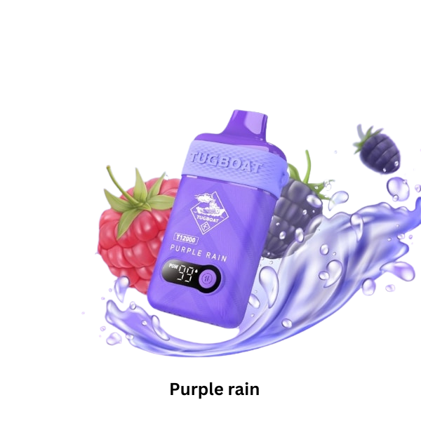 Tugboat T12000 Puffs 50Mg  : The Best Diposable Vape in Dubai purple rain