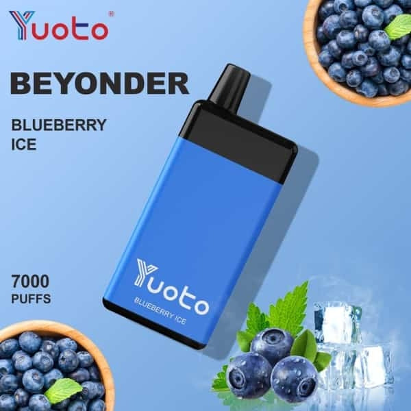 Yuoto Beyonder 7000 Puffs : The Best Diposable Vape in Dubai blueberry ice