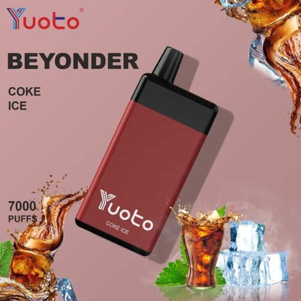 Yuoto Beyonder 7000 Puffs : The Best Diposable Vape in Dubai coke ice