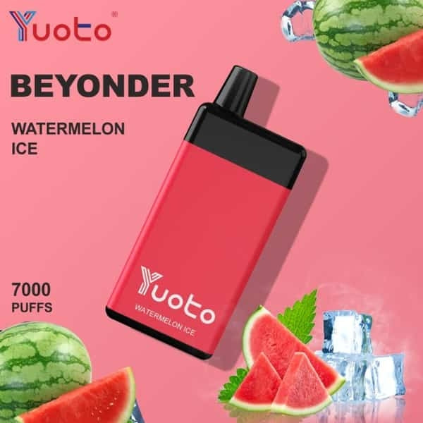 Yuoto Beyonder 7000 Puffs : The Best Diposable Vape in Dubai watermelon ice