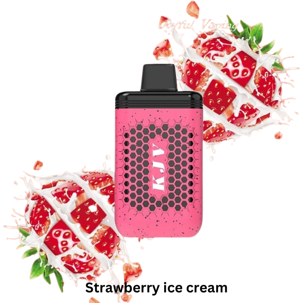 Yuoto Kjv 12000 Puffs : The Best Disposable Vape pods Strawberry Ice Cream