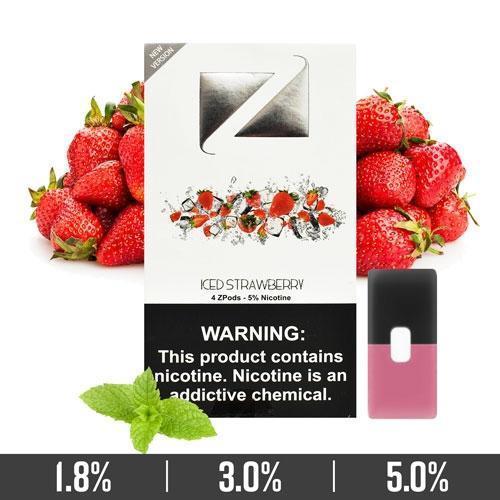 Iced Strawberry Ziip Pods for Juul Devices