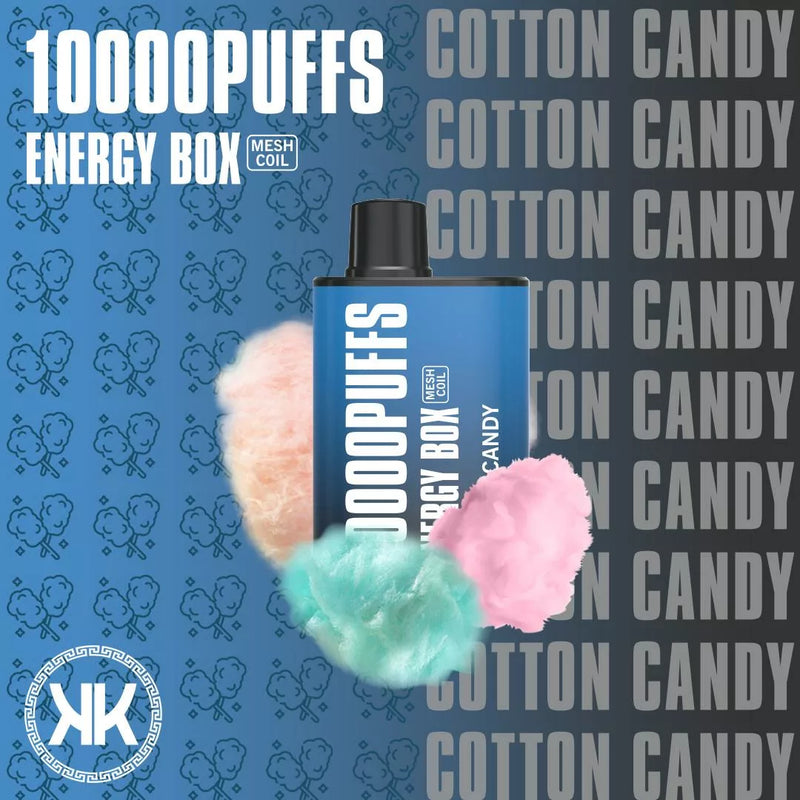 KK Energy Box 10000 Puffs COTTON CANDY