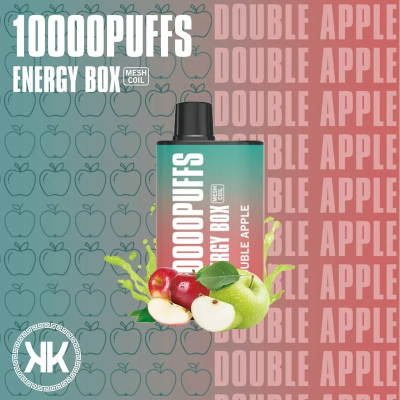KK Energy Box 10000 Puffs DOUBLE APPLE