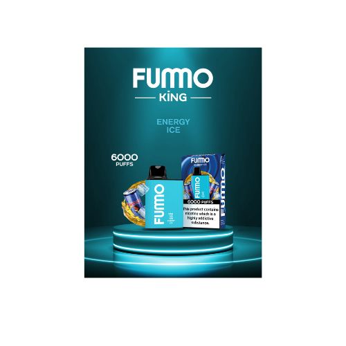 FUMMO KING DISPOSABLE 6000 PUFFS ENERGY ICE