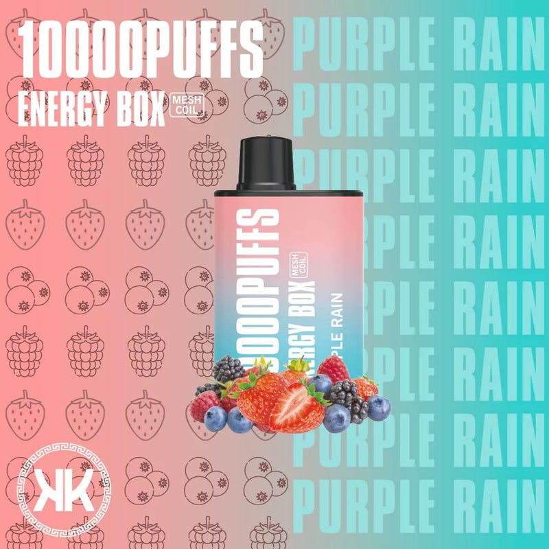 KK Energy Box 10000 Puffs PURPLE RAIN