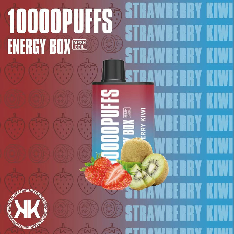 KK Energy Box 10000 Puffs STRAWBERRY KIWI