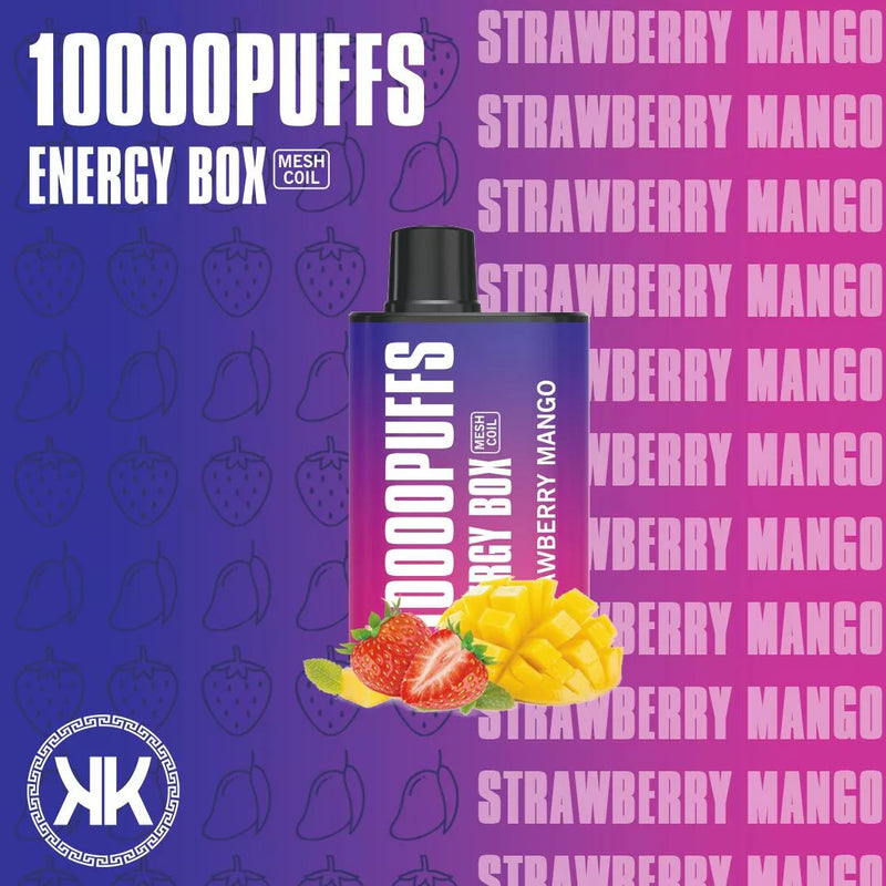 KK Energy Box 10000 Puffs STRAWBERRY MANGO