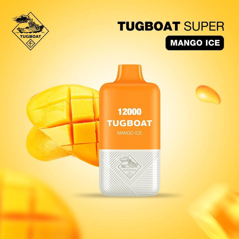 TUGBOAT SUPER 12000 PUFFS DISPOSABLE UAE mango ice