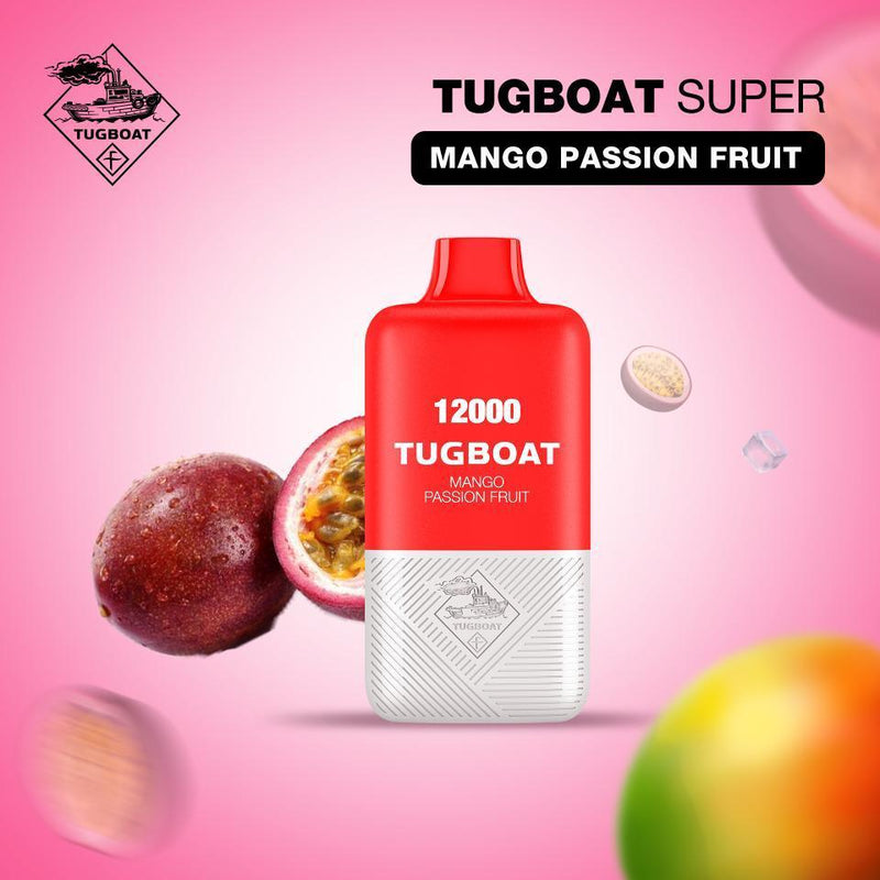 TUGBOAT SUPER 12000 PUFFS DISPOSABLE UAE mango passion fruit