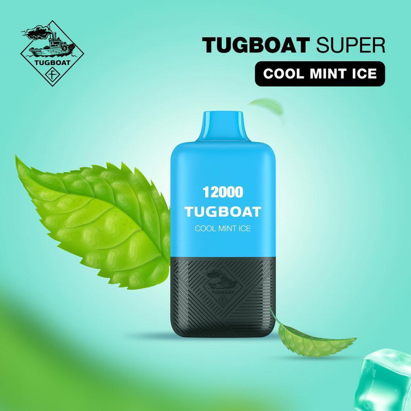 TUGBOAT SUPER 12000 PUFFS DISPOSABLE UAE cool mint