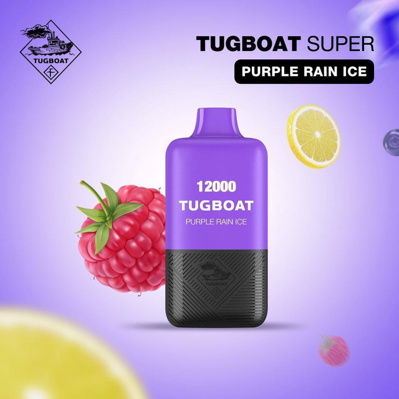 TUGBOAT SUPER 12000 PUFFS DISPOSABLE UAE purple rain ice